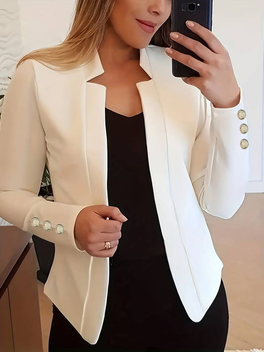 CD | blazer casual cu mâneci lungi și nasturi