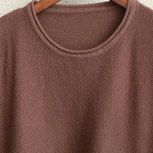 Pure Color Sweater New Tops