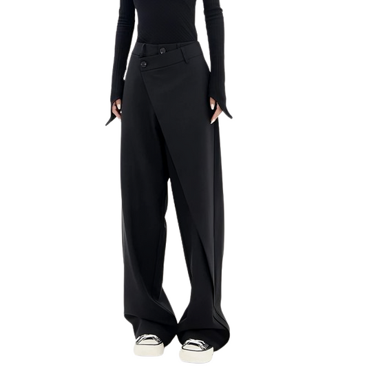 CD | Pantaloni neregulate patchwork pentru femei