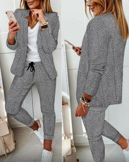 CD | Set blazer chic din două piese