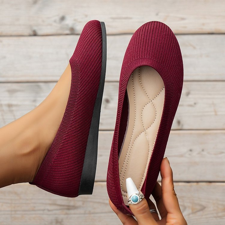 CD | Cap rotund Femei Flats