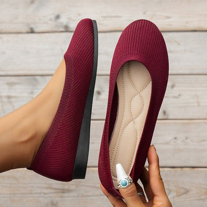 CD | Cap rotund Femei Flats