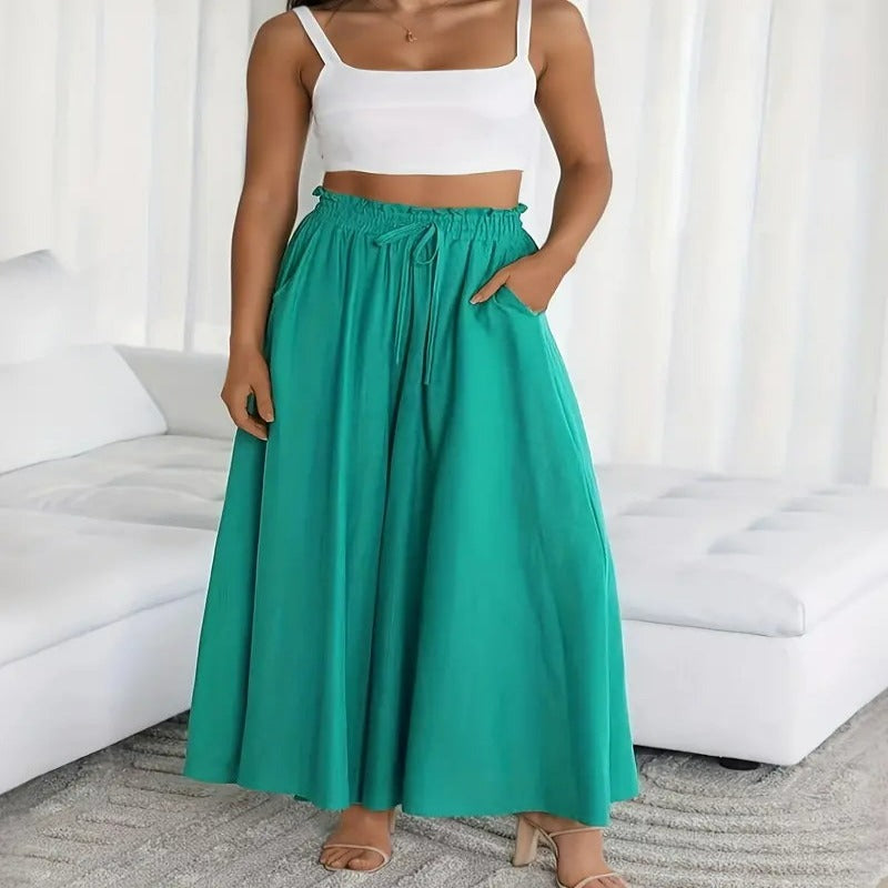 CD | Pantaloni eleganți cu picior lat pentru femei