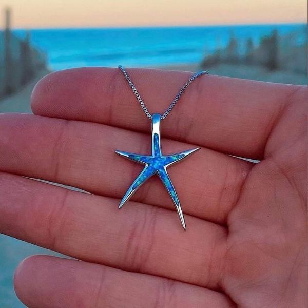 Delicate Artisan Star Silver Necklace
