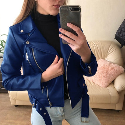 CD | TiaJacket I Geacă din piele pentru femei