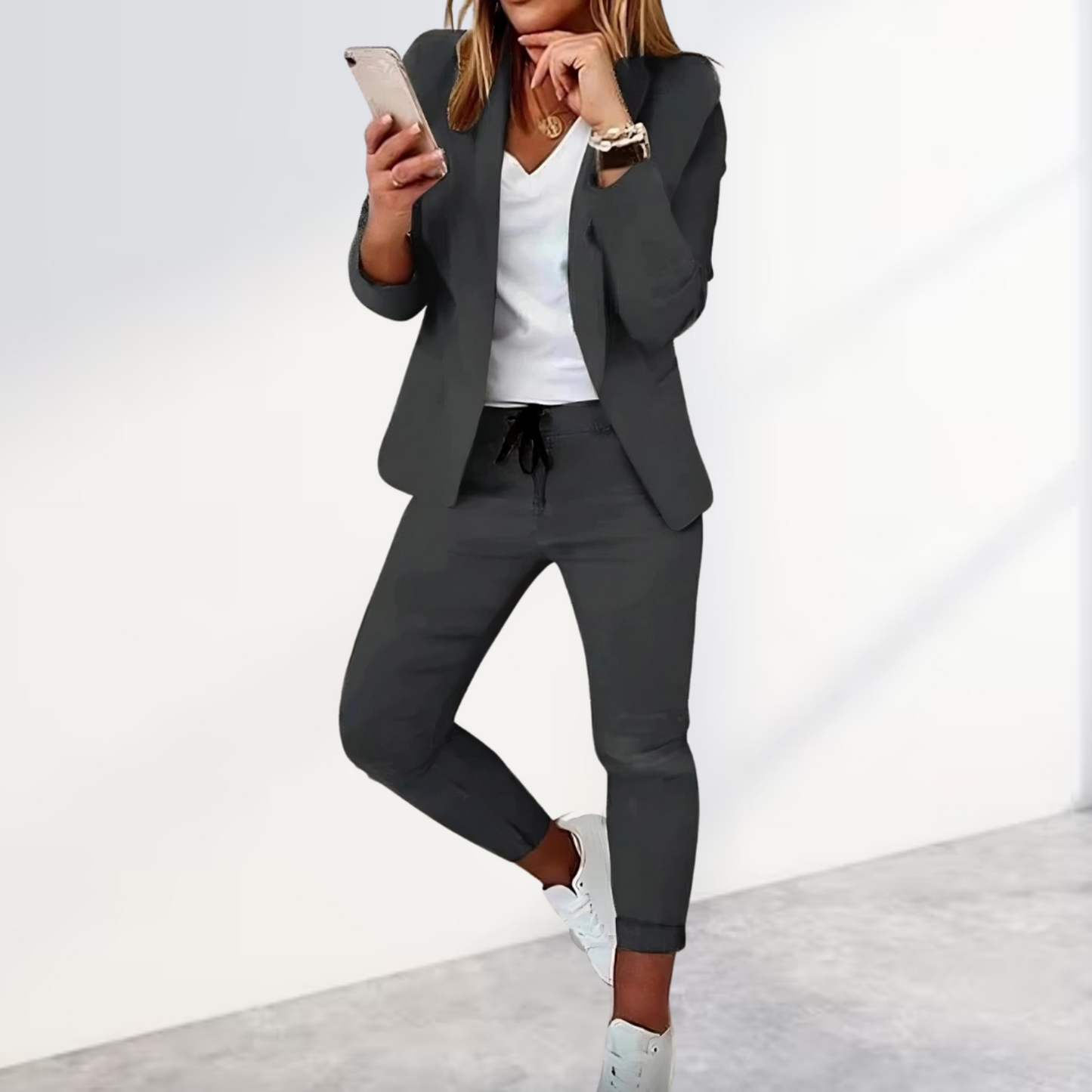 CD | Set elegant blazer și pantaloni