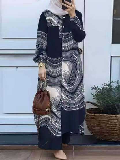 CD | Set la modă din două piese format din pantaloni și rochie