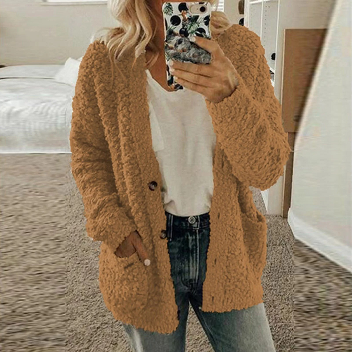 CD | Cardigan de iarnă croit și elegant