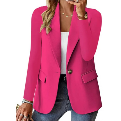 CD | Blazer casual cu mânecă lungă pentru femei