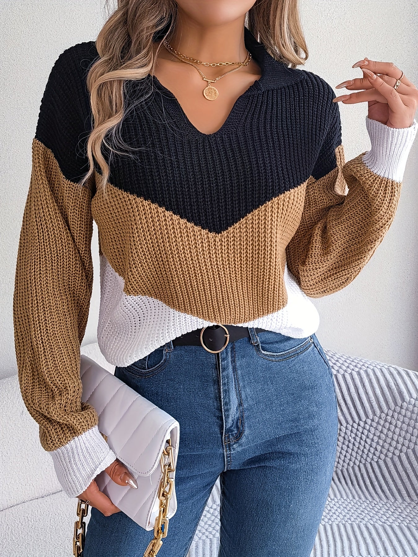 CD | Pulover casual și relaxat