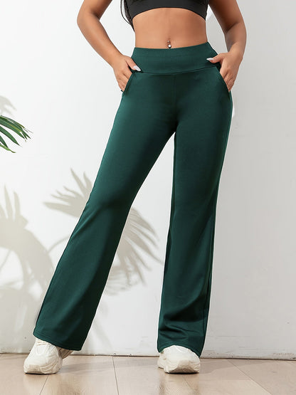 CD | Pantaloni yoga casual, monocolori