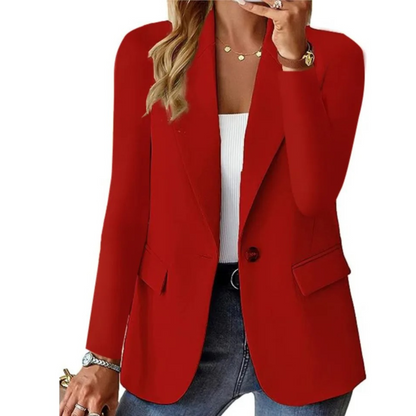 CD | Blazer casual cu mânecă lungă pentru femei