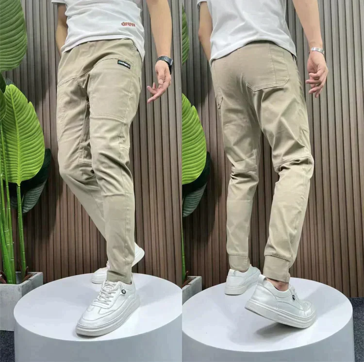 CD | Pantaloni cargo stretch