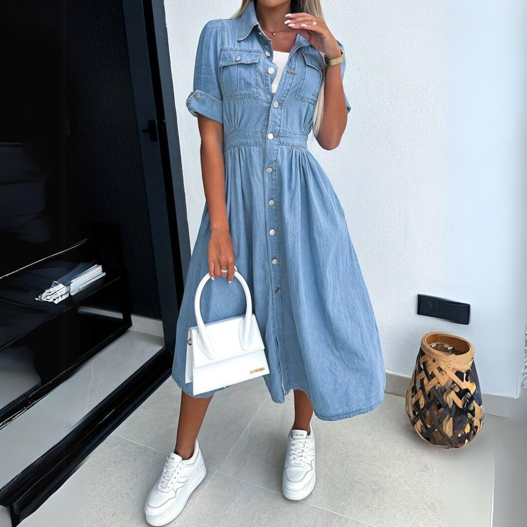 CD | Rochie midi elegantă de vară de epocă