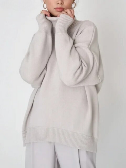 CD | Pulover chic cu tricot liber