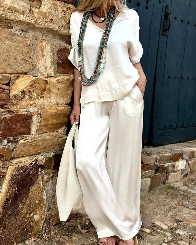 CD | Set eleganță cu bluză și pantaloni