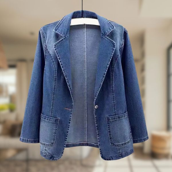 CD | Blazer din denim pentru femei