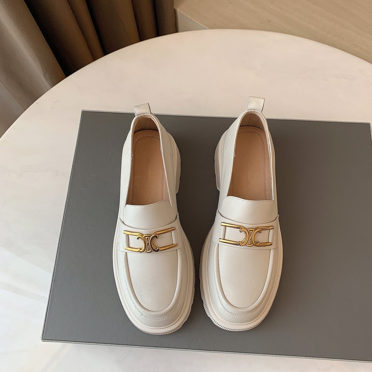 CD | Mocasini eleganți și groși