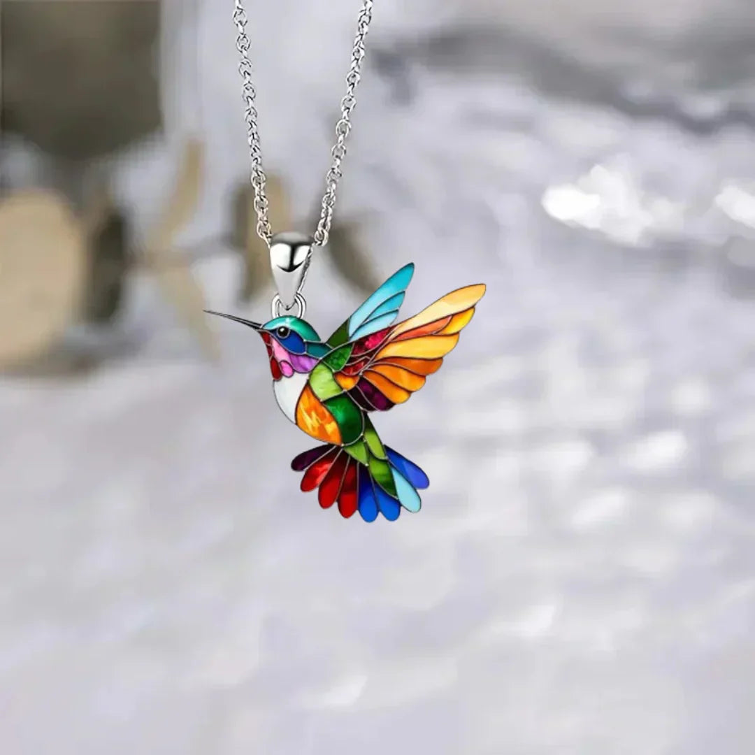 Beautiful Hummingbird Necklace With Bonus Earrings ��� Offer