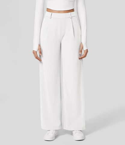CD | Pantaloni casual eleganți cu picior drept pentru femei