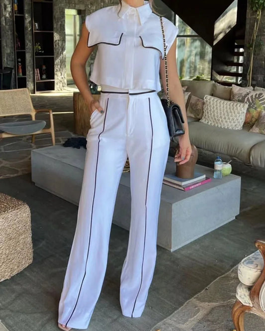 CD | Pantaloni relaxați și eleganți