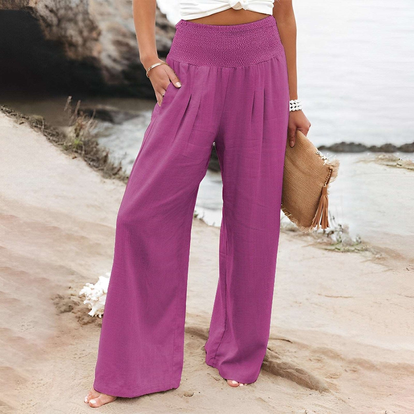 CD | Coll™ Pantaloni cu picior lat