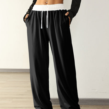 CD | Pantaloni de jogging cu buzunare din material elastic de înaltă calitate