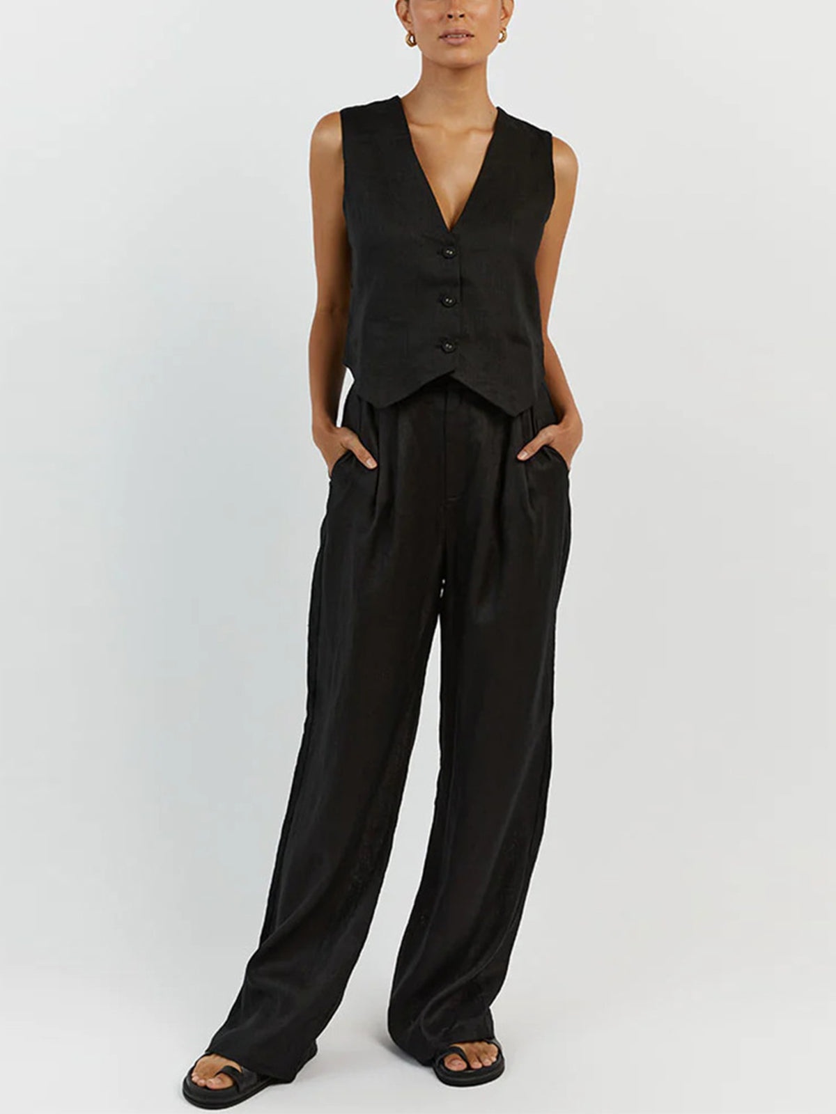 CD | Set frumos de pantaloni casual
