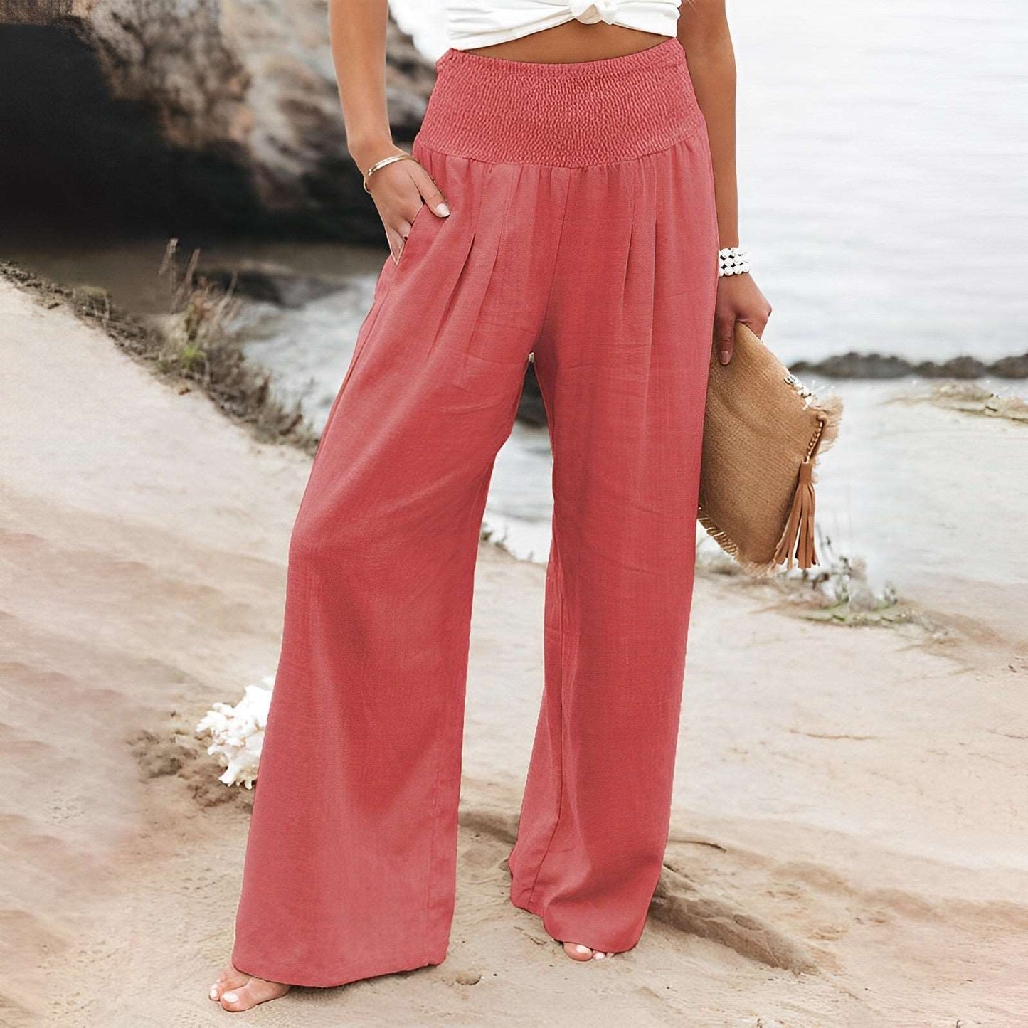 CD | Coll™ Pantaloni cu picior lat