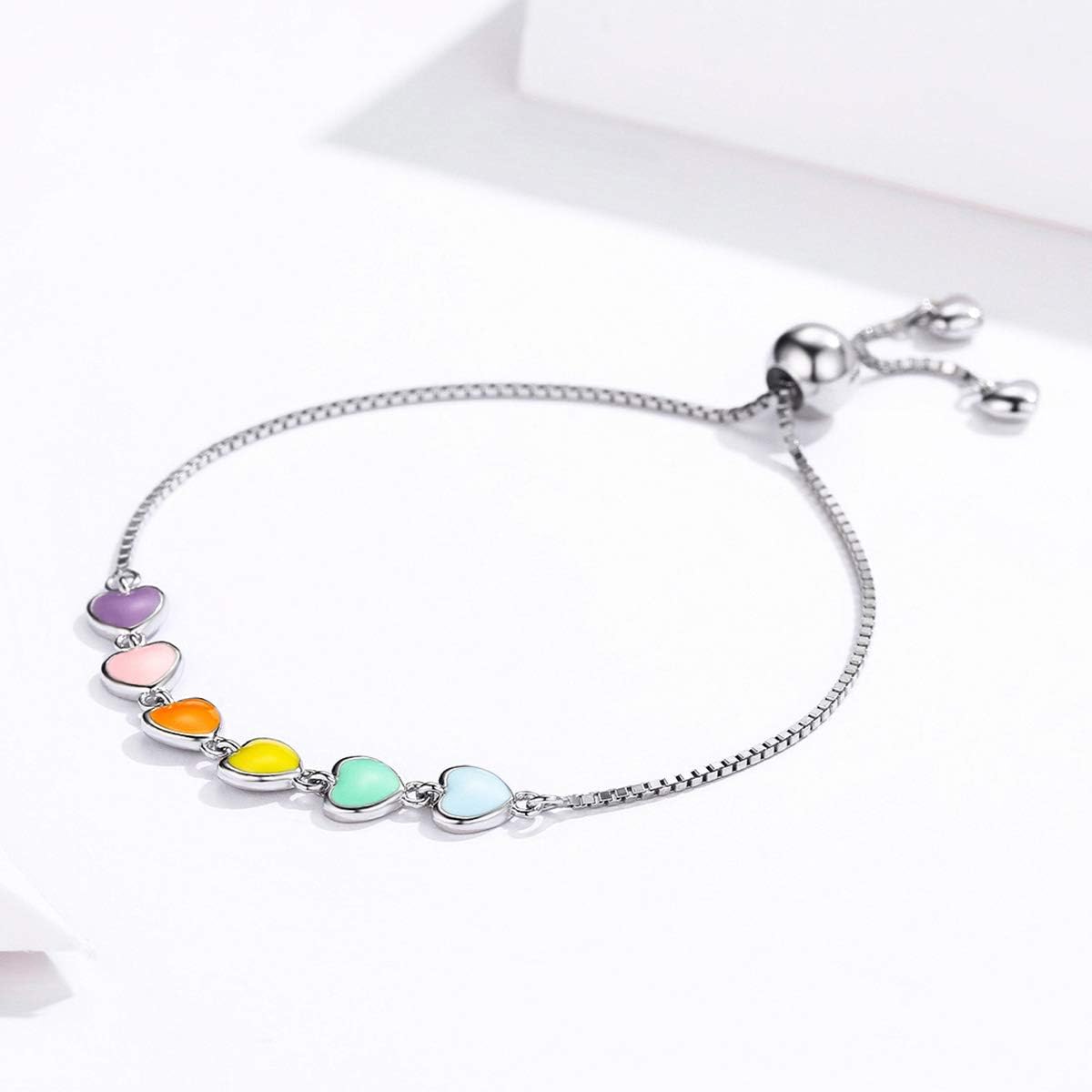 Sterling Silver Paw Print Bracelet ��� Adjustable Fit