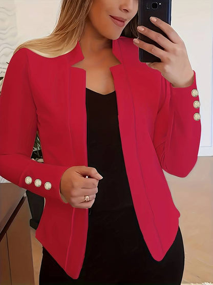 CD | blazer casual cu mâneci lungi și nasturi