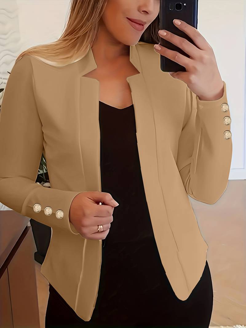CD | blazer casual cu mâneci lungi și nasturi
