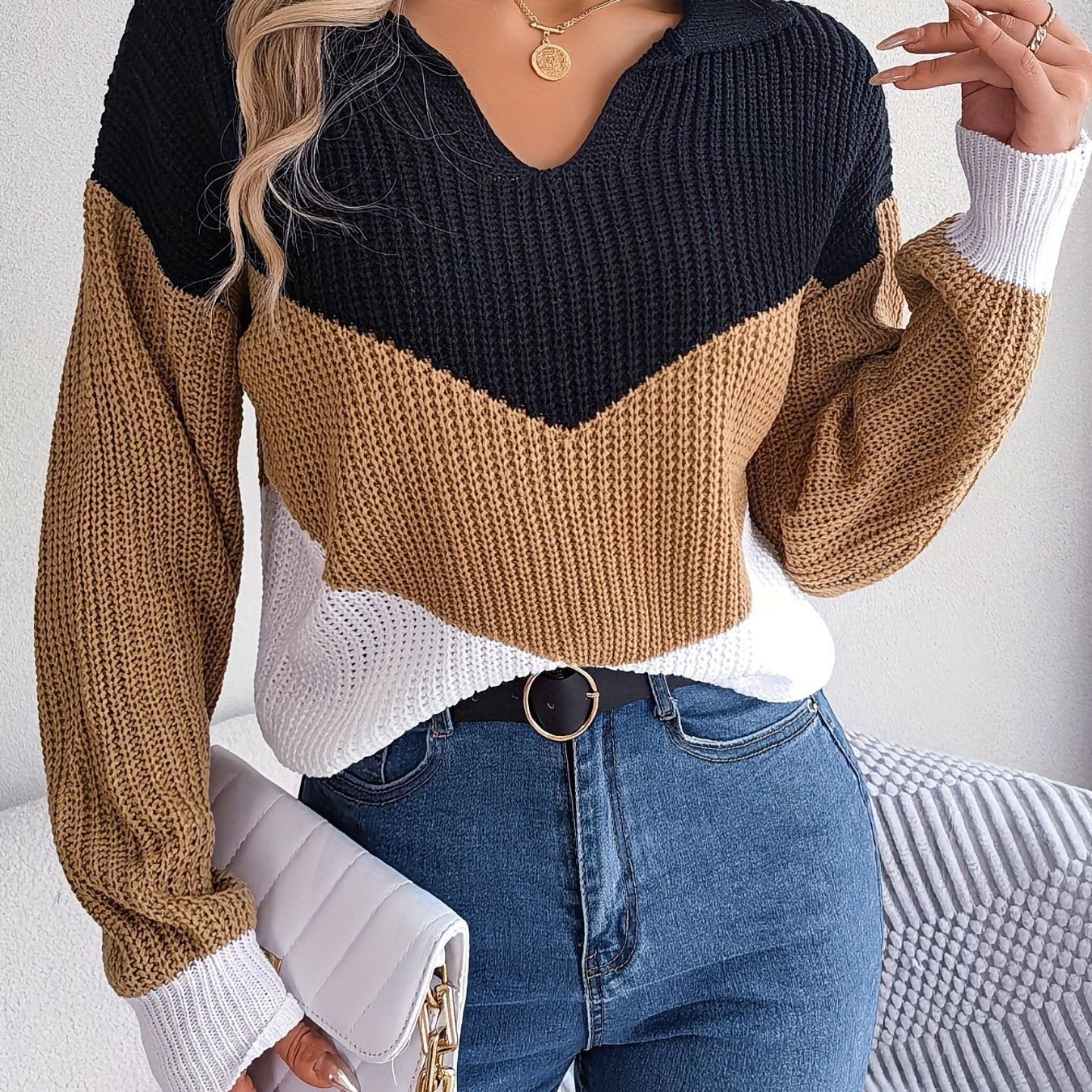CD | Pulover casual și relaxat