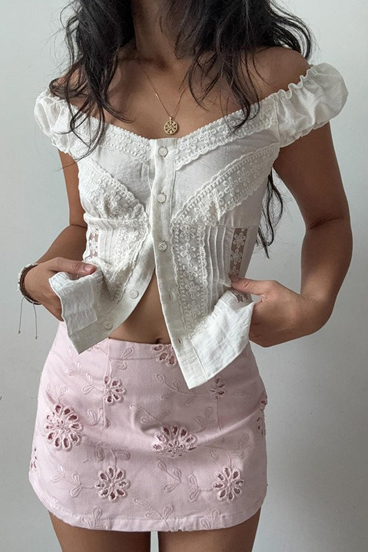 A Vintage Style Top with Delicate Timeless Details