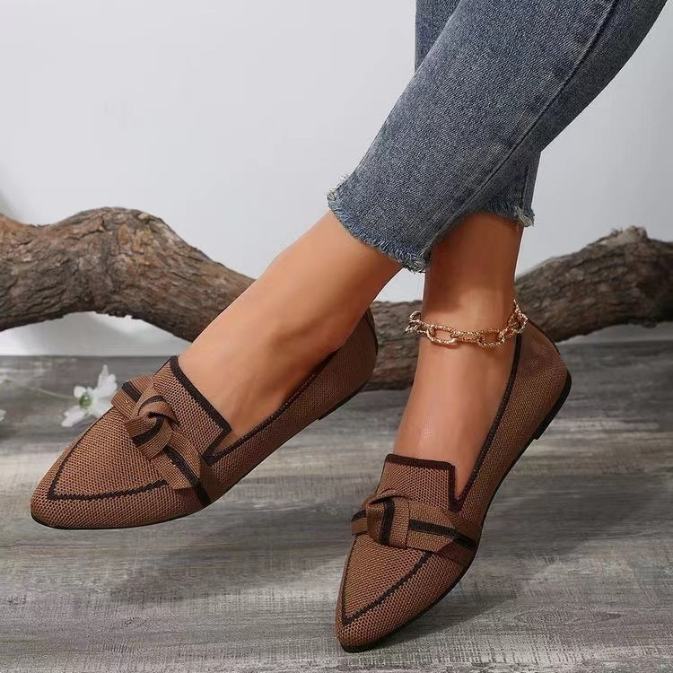 CD | Moda a subliniat pantofi deget de la picior arc plat