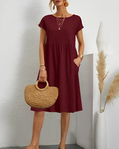 CD | Rochie midi cu buzunar lateral