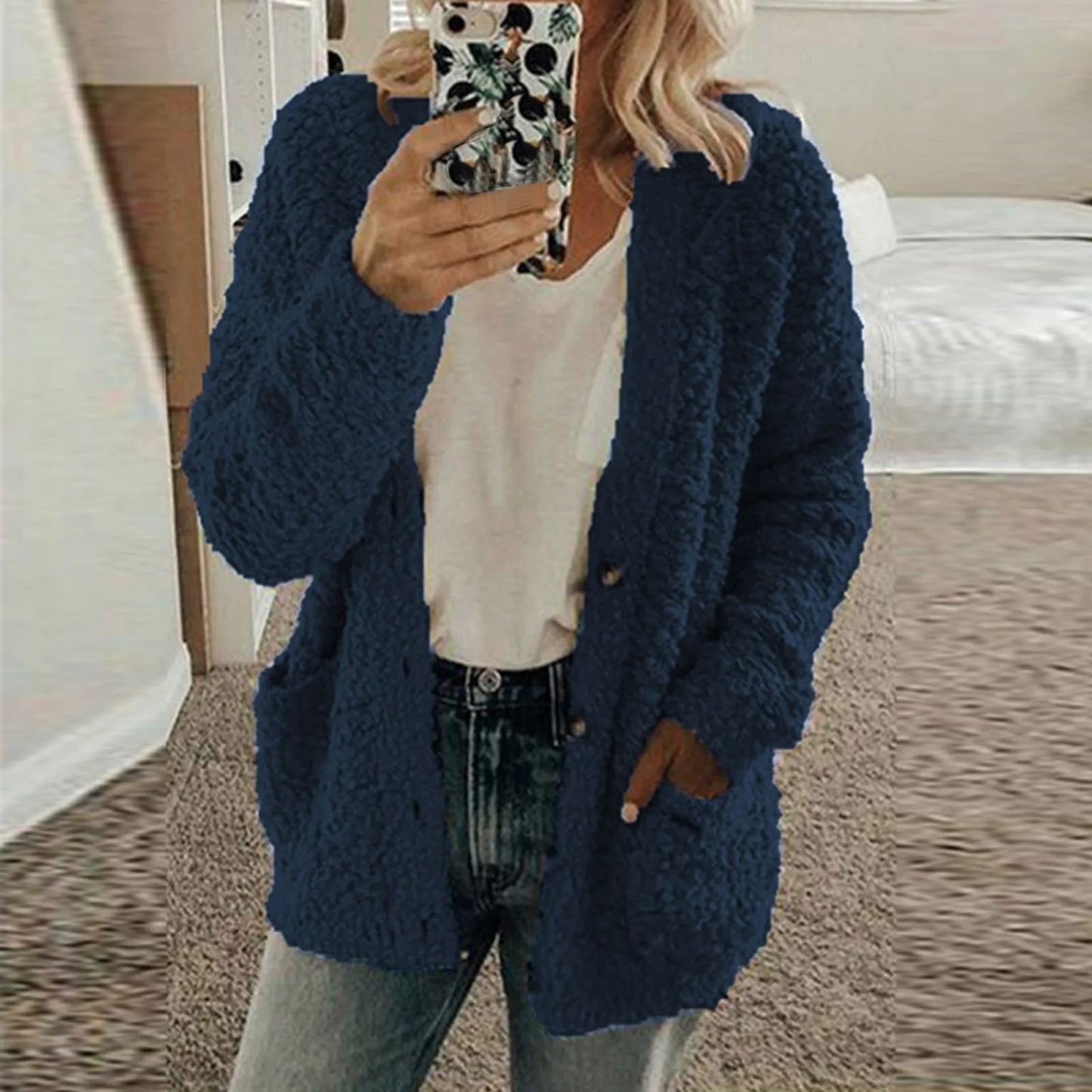 CD | Cardigan de iarnă croit și elegant