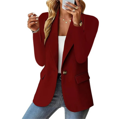 CD | Blazer casual cu mânecă lungă pentru femei
