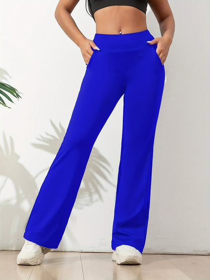 CD | Pantaloni yoga casual, monocolori
