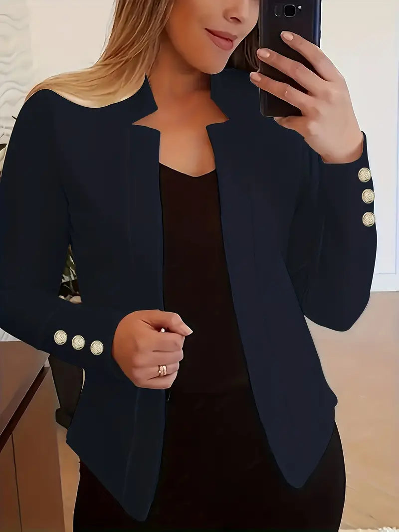 CD | Blazer cu mânecă lungă și butonieră deschisă pentru primăvară