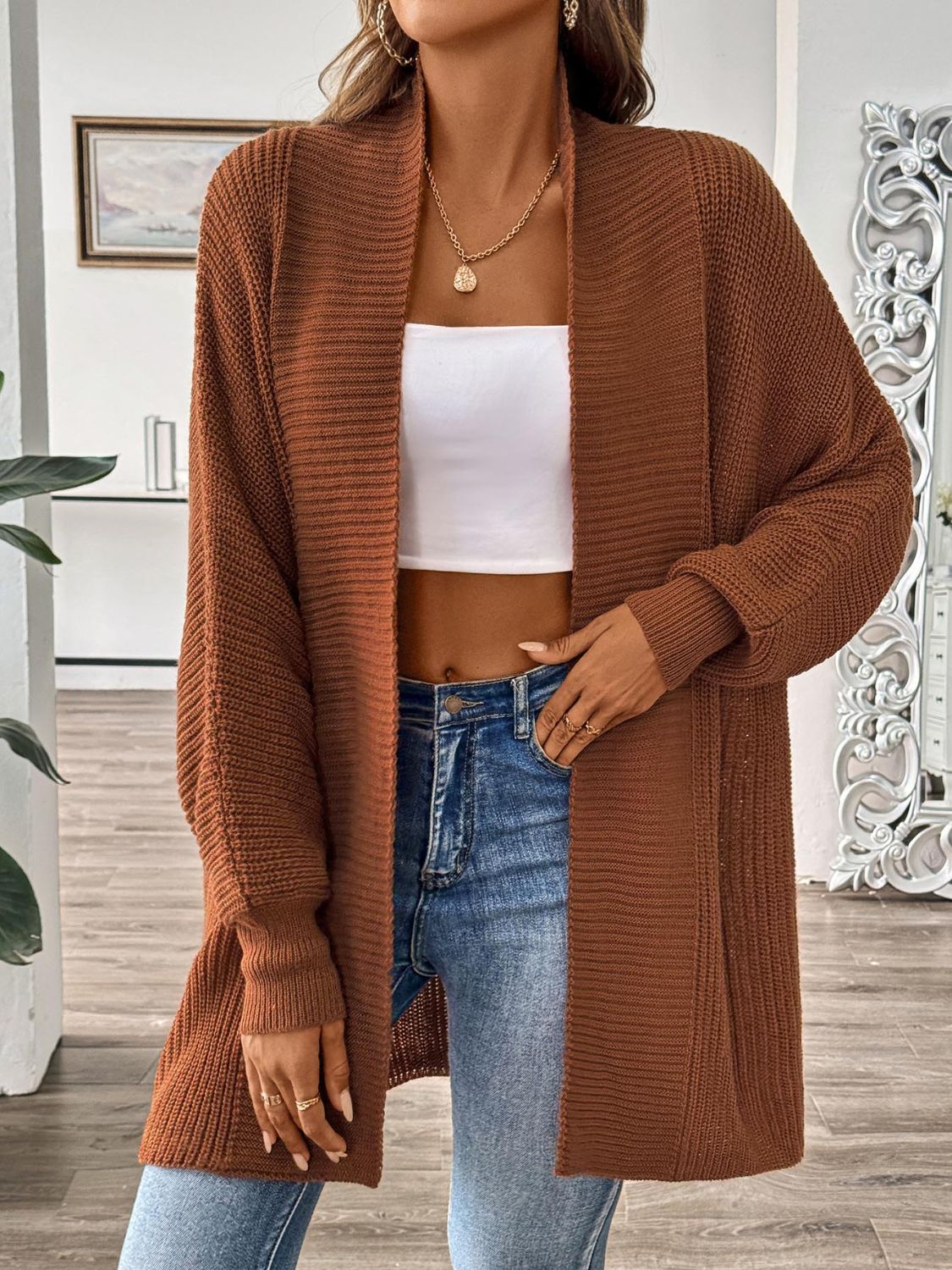 CD | Cardigan de iarnă simplu și elegant