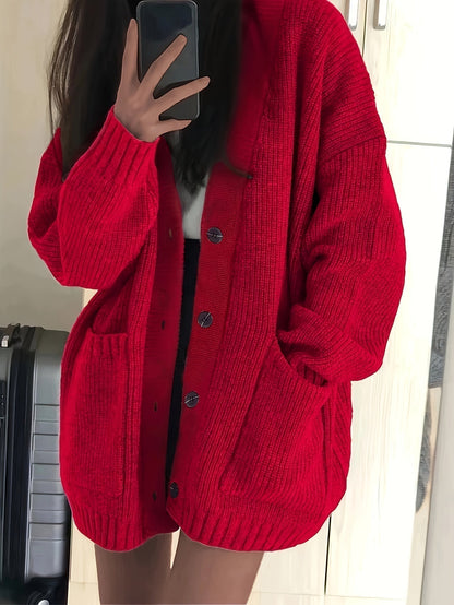 CD | Cardigan de iarnă relaxat și elegant