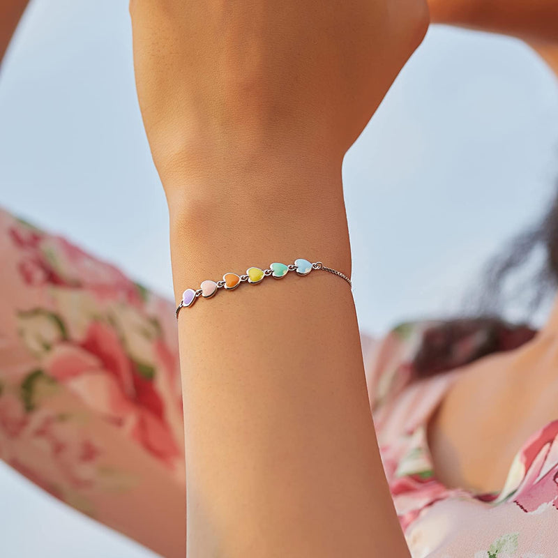 Sterling Silver Paw Print Bracelet ��� Adjustable Fit