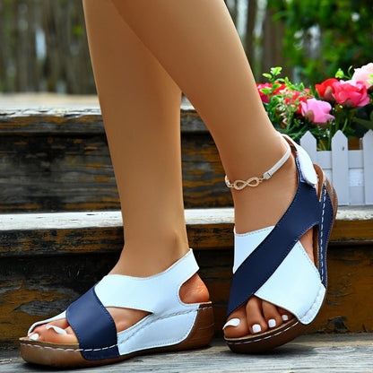 CD | Culoare Sandale ortopedice Wedge pentru femei