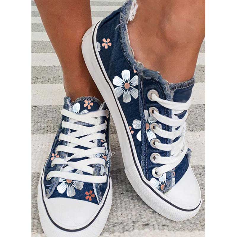CD | Adidași cu imprimeu floral