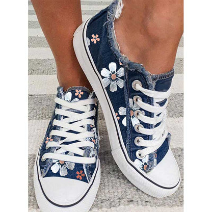 CD | Adidași cu imprimeu floral