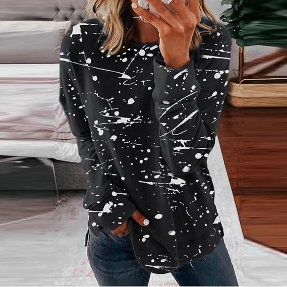 CD | Bluză casual la modă cu model batik