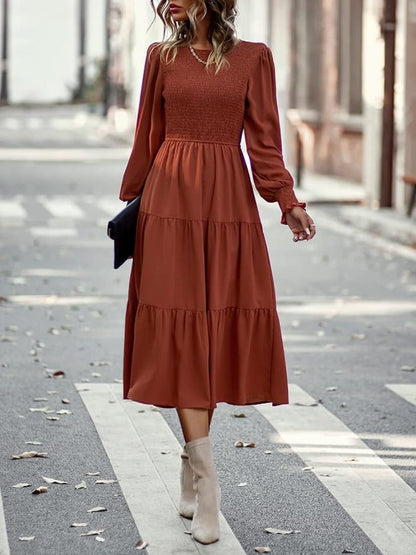CD | Rochie midi cu mâneci lungi și jachete