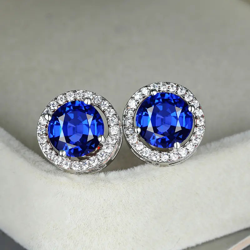 L��cia Celestine Earrings | White Gold