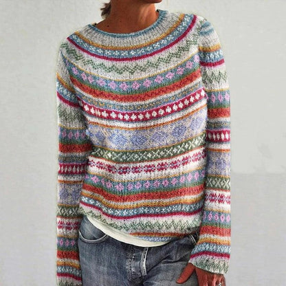 CD | Pulover confortabil Nordic fair isle